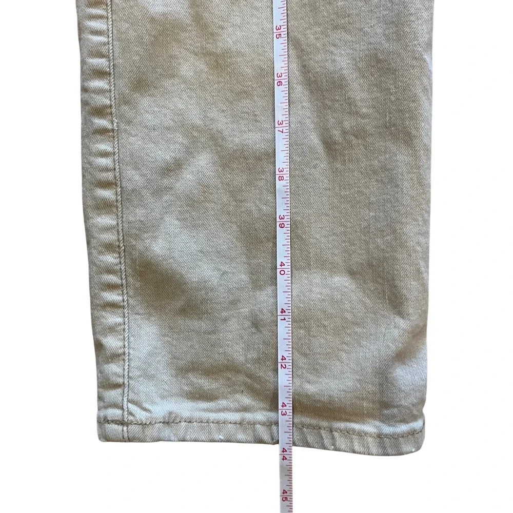 Polo Ralph Lauren Varick Slim Straight Pants Mens 36x34 Khaki Tan Button Fly RL